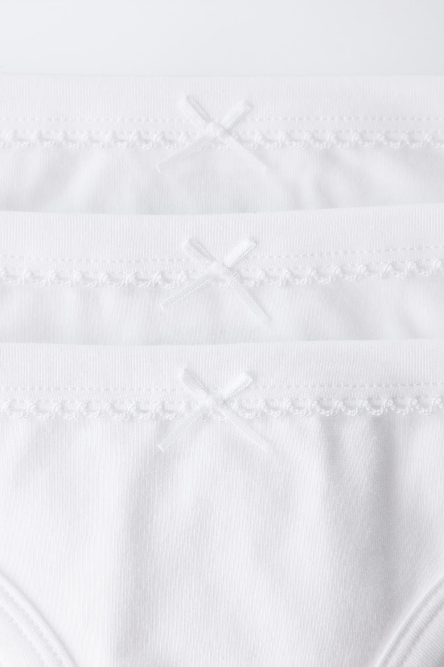 Трусы Plain для детей, 3 шт. — Zara, цвет: Белый — фото 2
