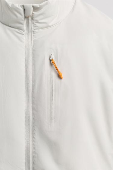 GILET TECHNIQUE MATELASSÉ BIMATIÈRE - Gris perle de Zara - Image 9