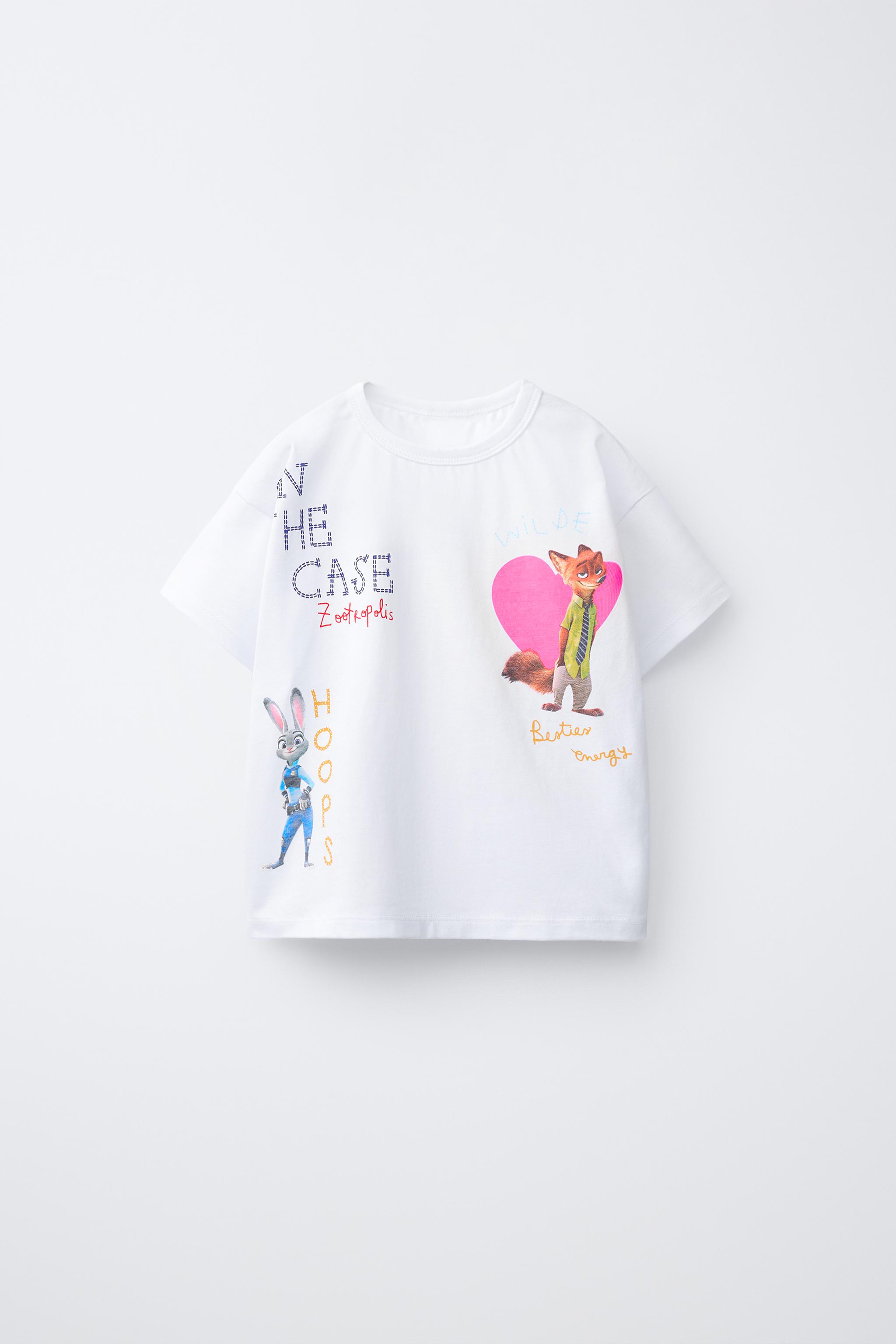 ズートピア © ディズニー Tシャツ - ホワイト | ZARA Japan / 日本