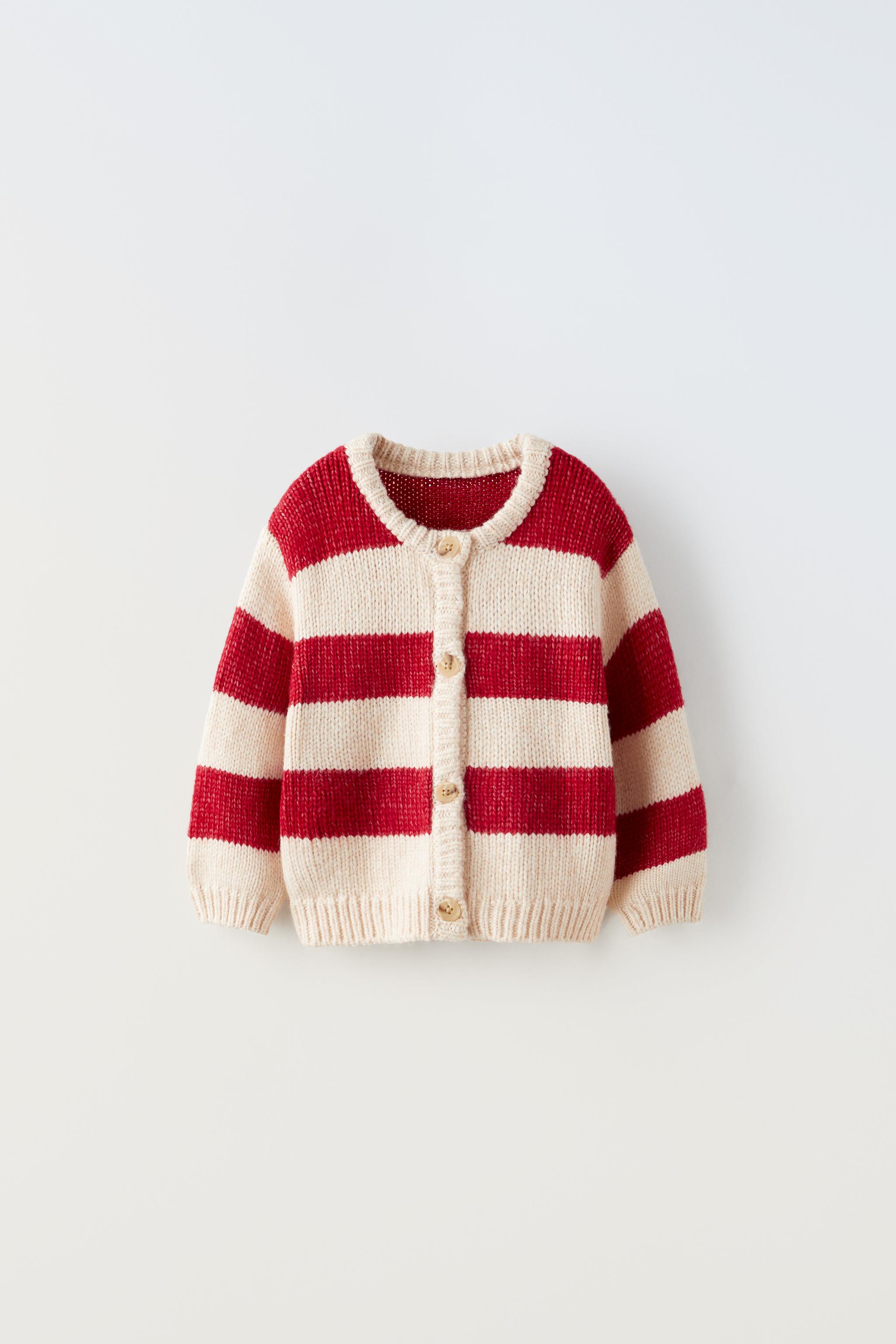 Red cardigan on sale