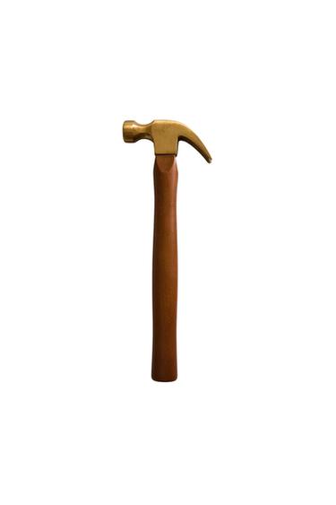 Zara STEEL CARPENTER HAMMER - Brown