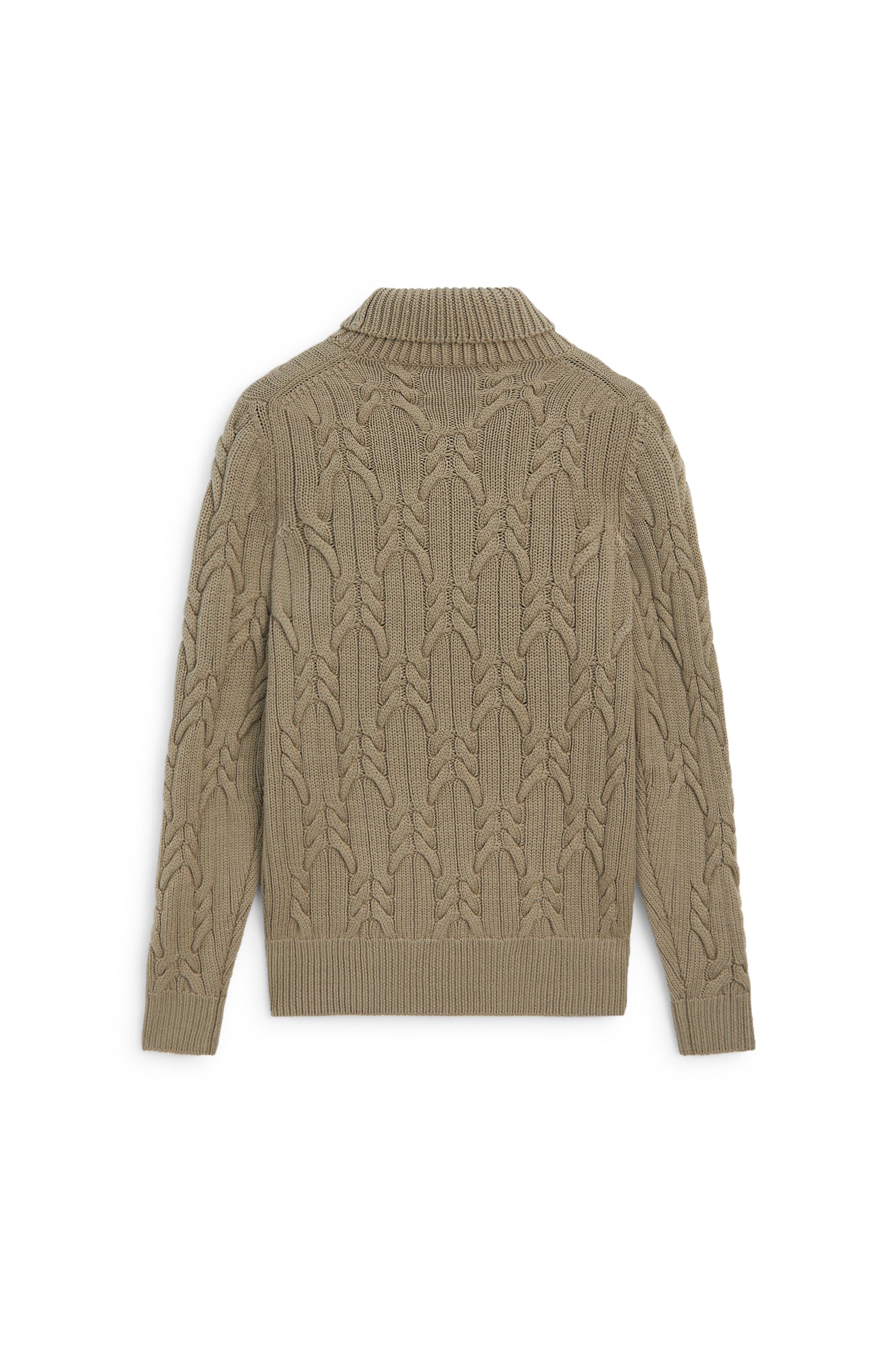 100% wool cable-knit sweater - LIMITED EDITION