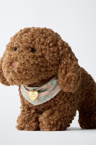 Zara FLEECE PUPPY BAG - Brown