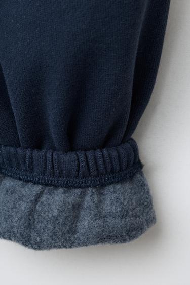 SNOOPY PEANUTS™ PLUSH JOGGERS - Navy blue by Zara - Image 4