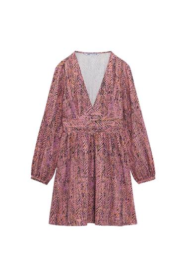 PRINTED MINI DRESS