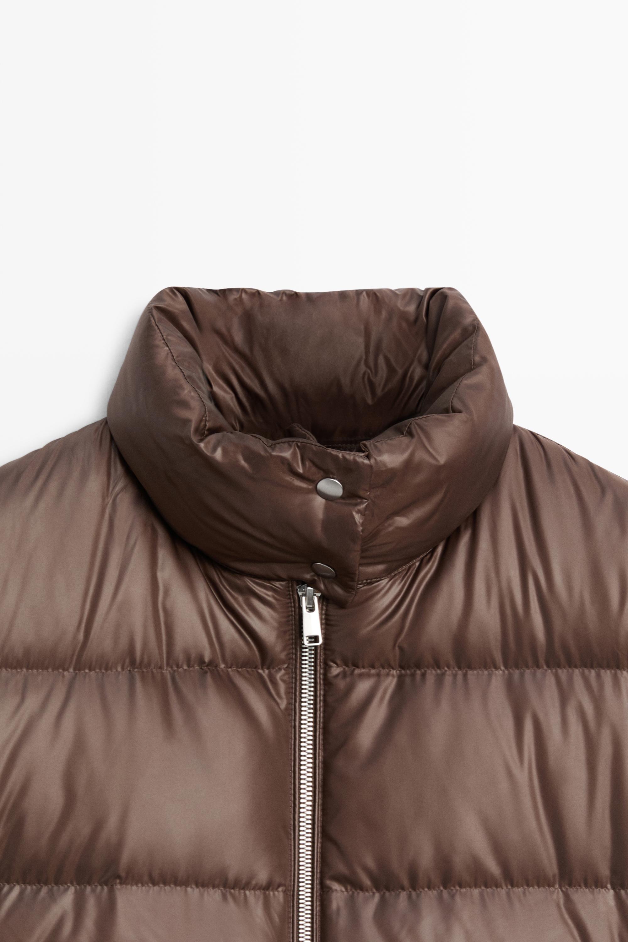 Stand collar down jacket