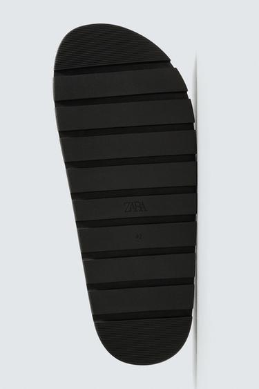 SABOTS EN CUIR ÉPAIS - Vert de Zara - Image 6