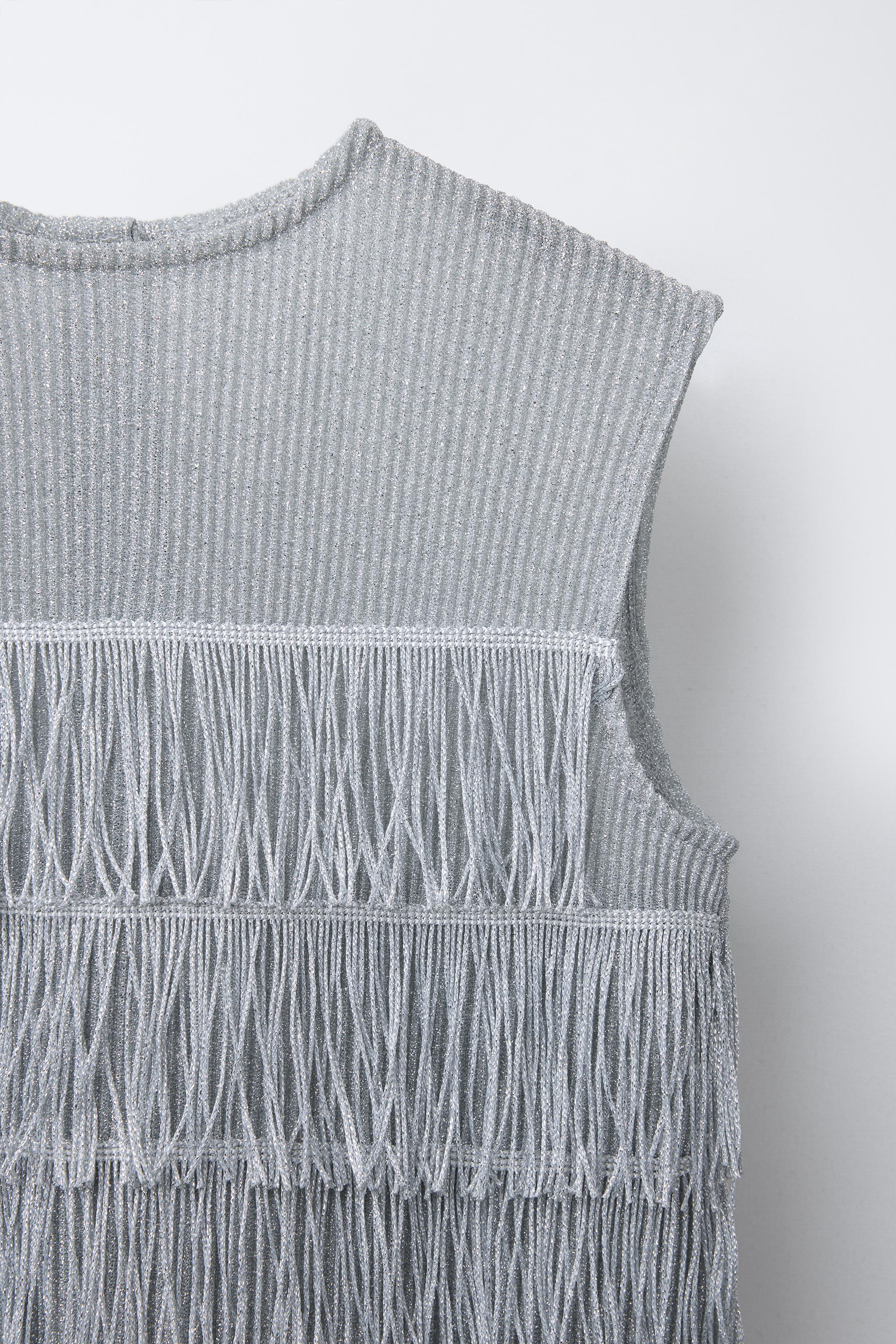 POP STAR DRESS - Silver | ZARA United States