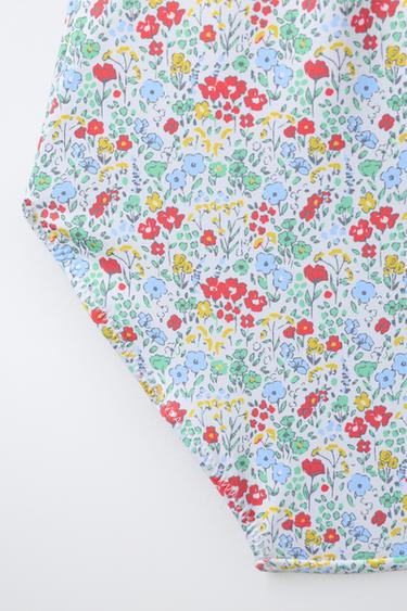 1-6 YEARS/ FLORAL RUFFLE SWIMSUIT - Multicoloured by Zara - Image 3
