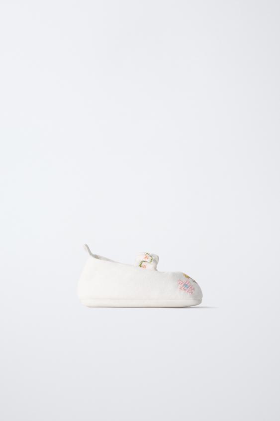 CHAUSSONS FLEURS - Multicolore de Zara - Image 0
