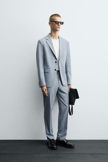 TRAJE SLIM FIT - Turquesa de Zara - Imagen 0