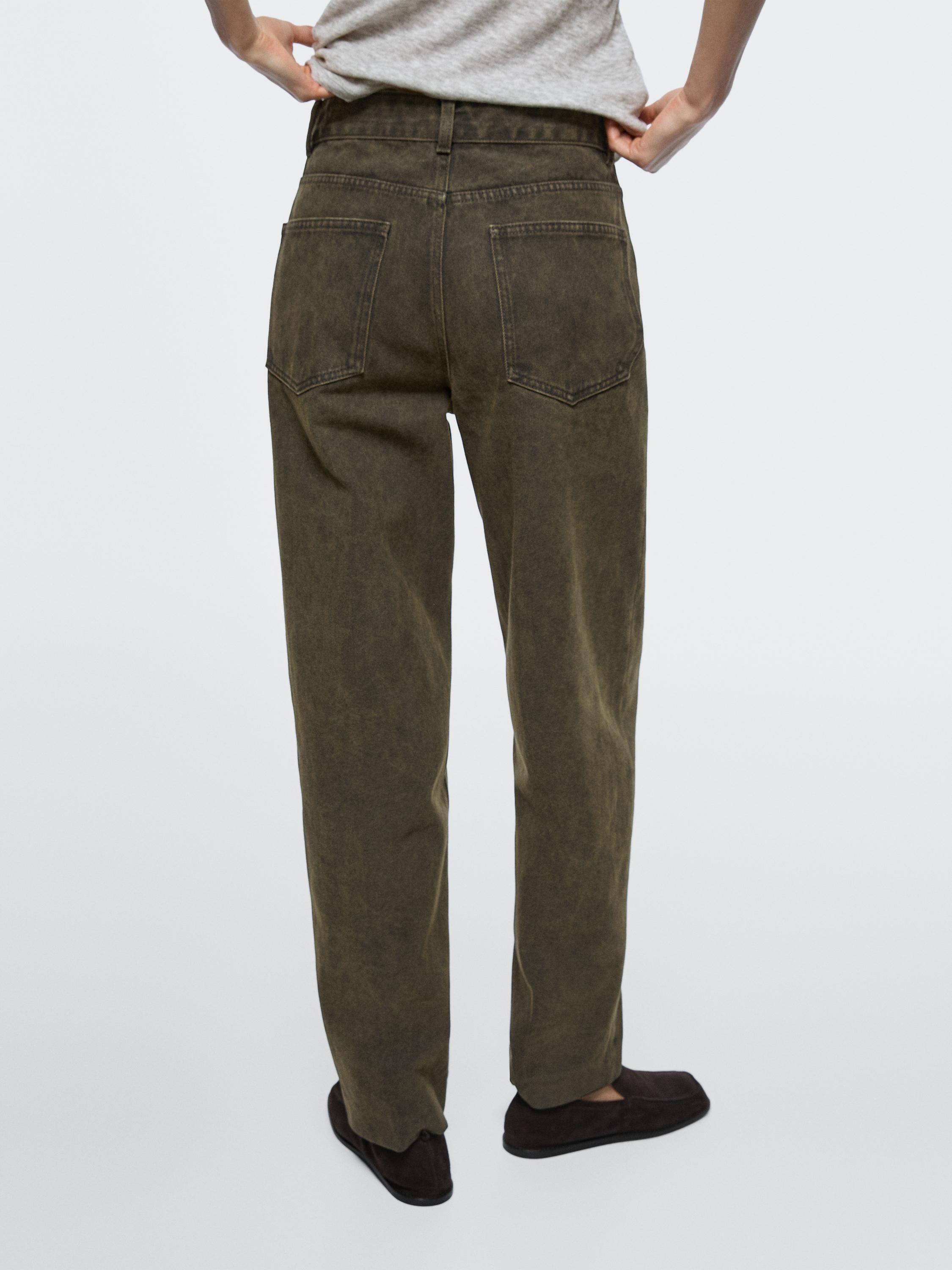 Mid-rise balloon fit jeans