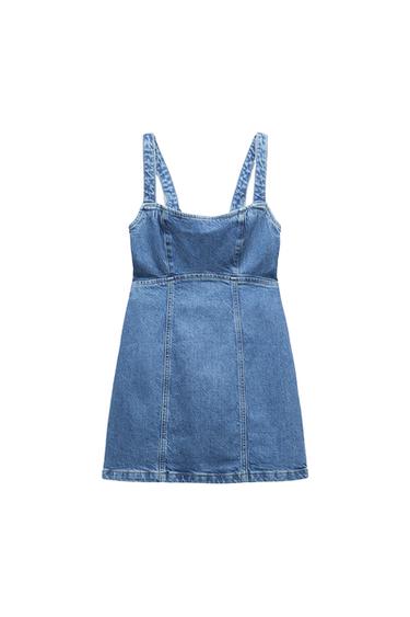 VESTIDO CORTO DENIM
