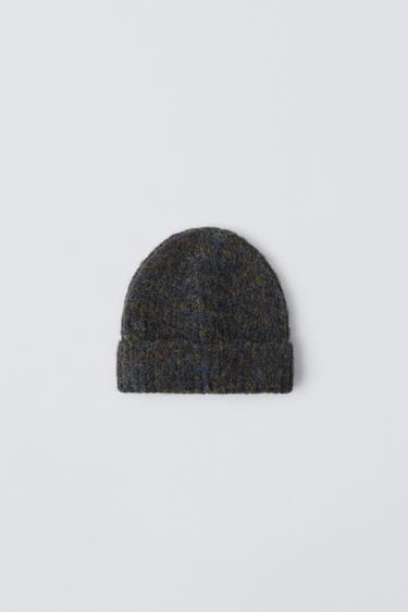 Zara KNIT HAT - Gray marl