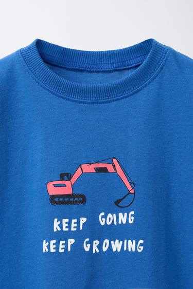 CRANE PRINT T-SHIRT - Bluish by Zara - Image 2