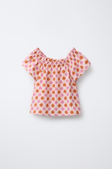 TOP ESTAMPADO SOLES - Rosa de Zara