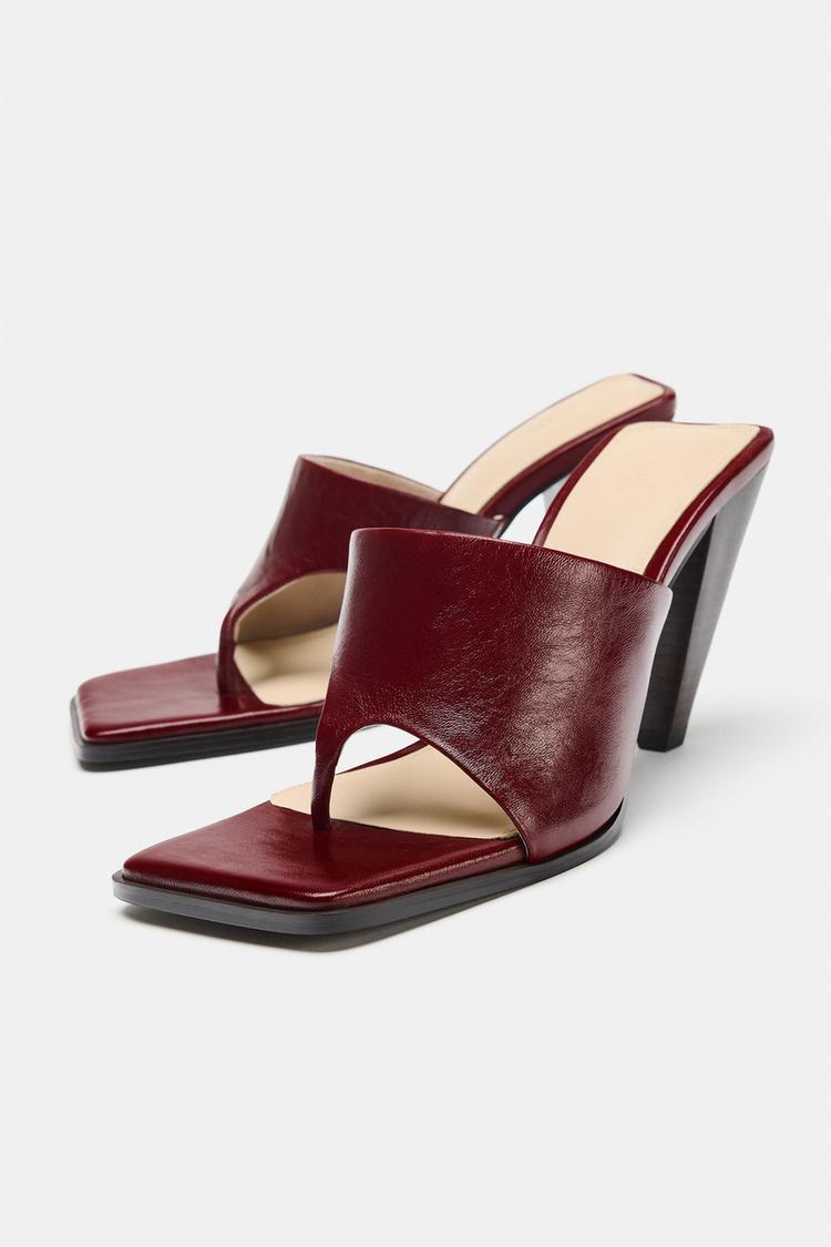 Sandalias de tacón de cuero edición limitada 6