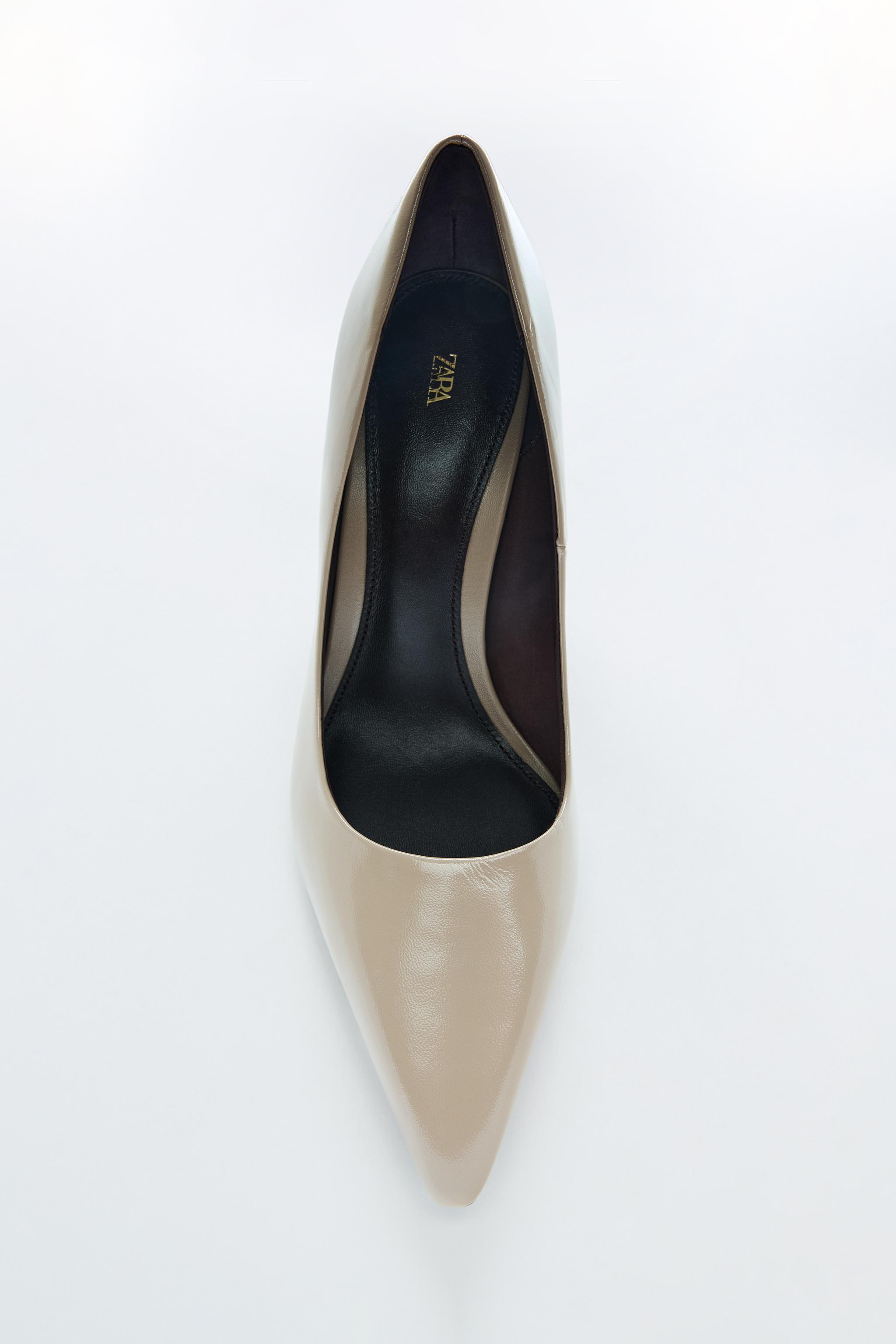 LEATHER HIGH-HEEL SHOES