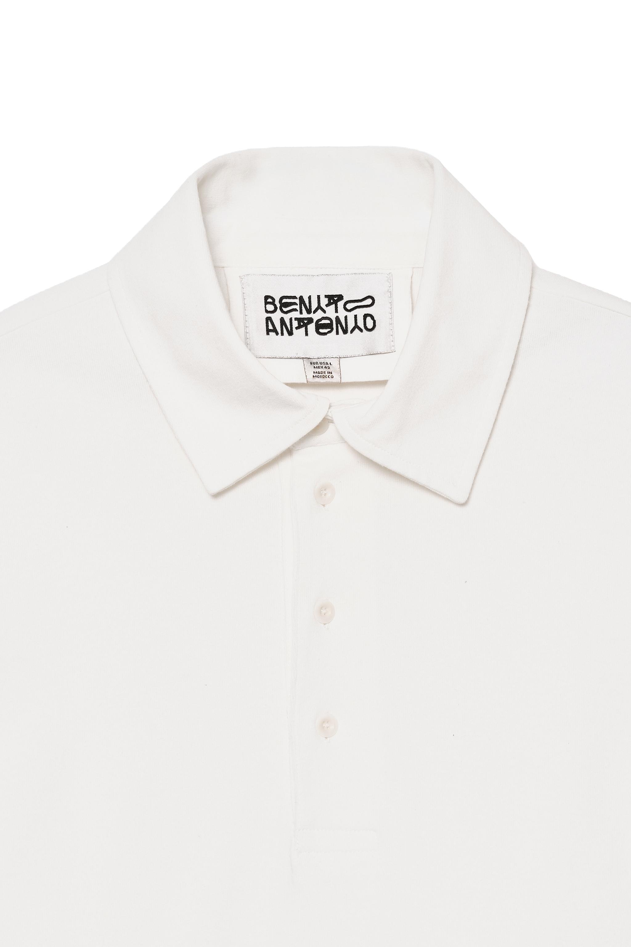 POLO CROPPED FIT EN COTON