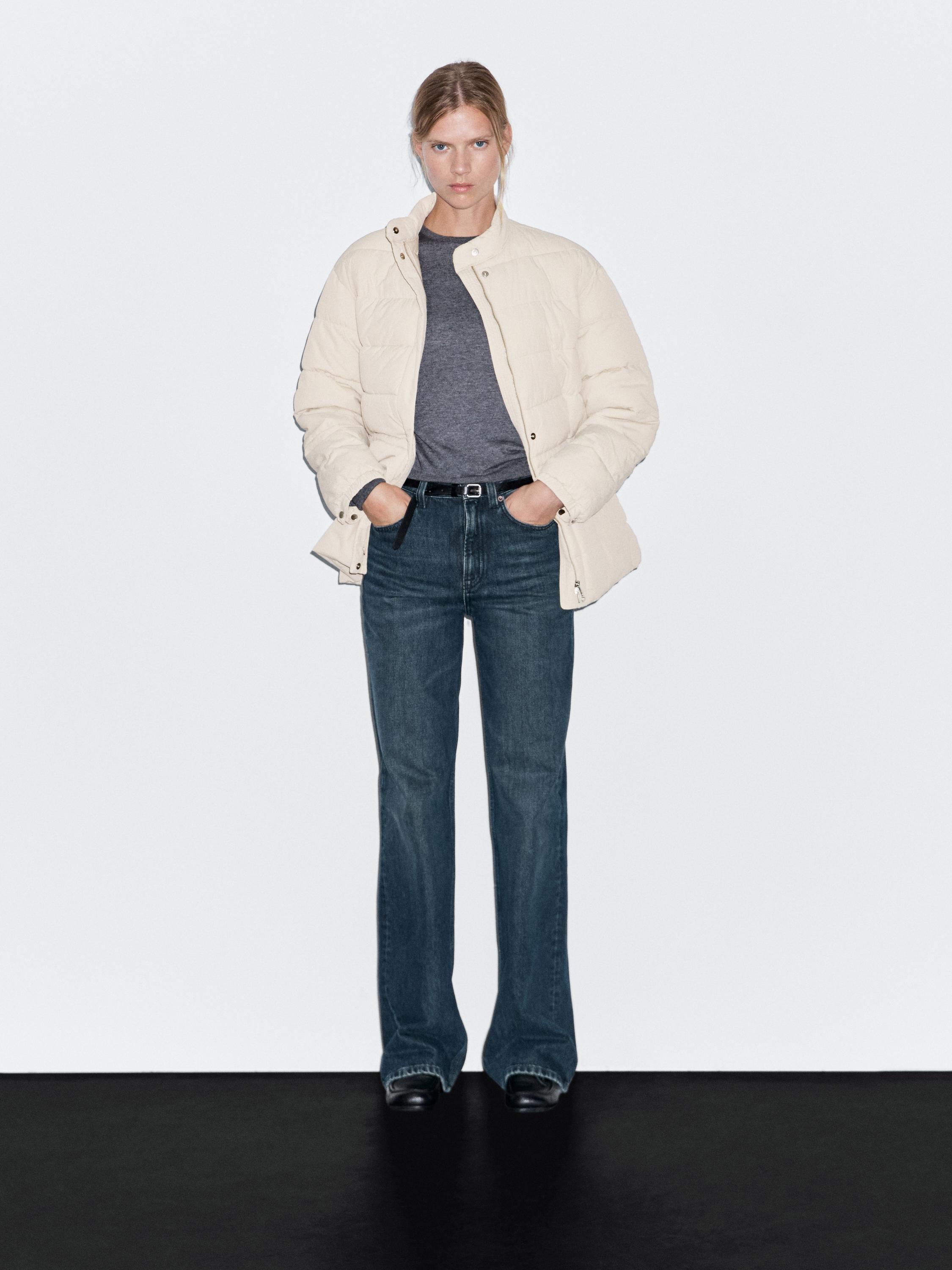 Veste matelassée à col mao