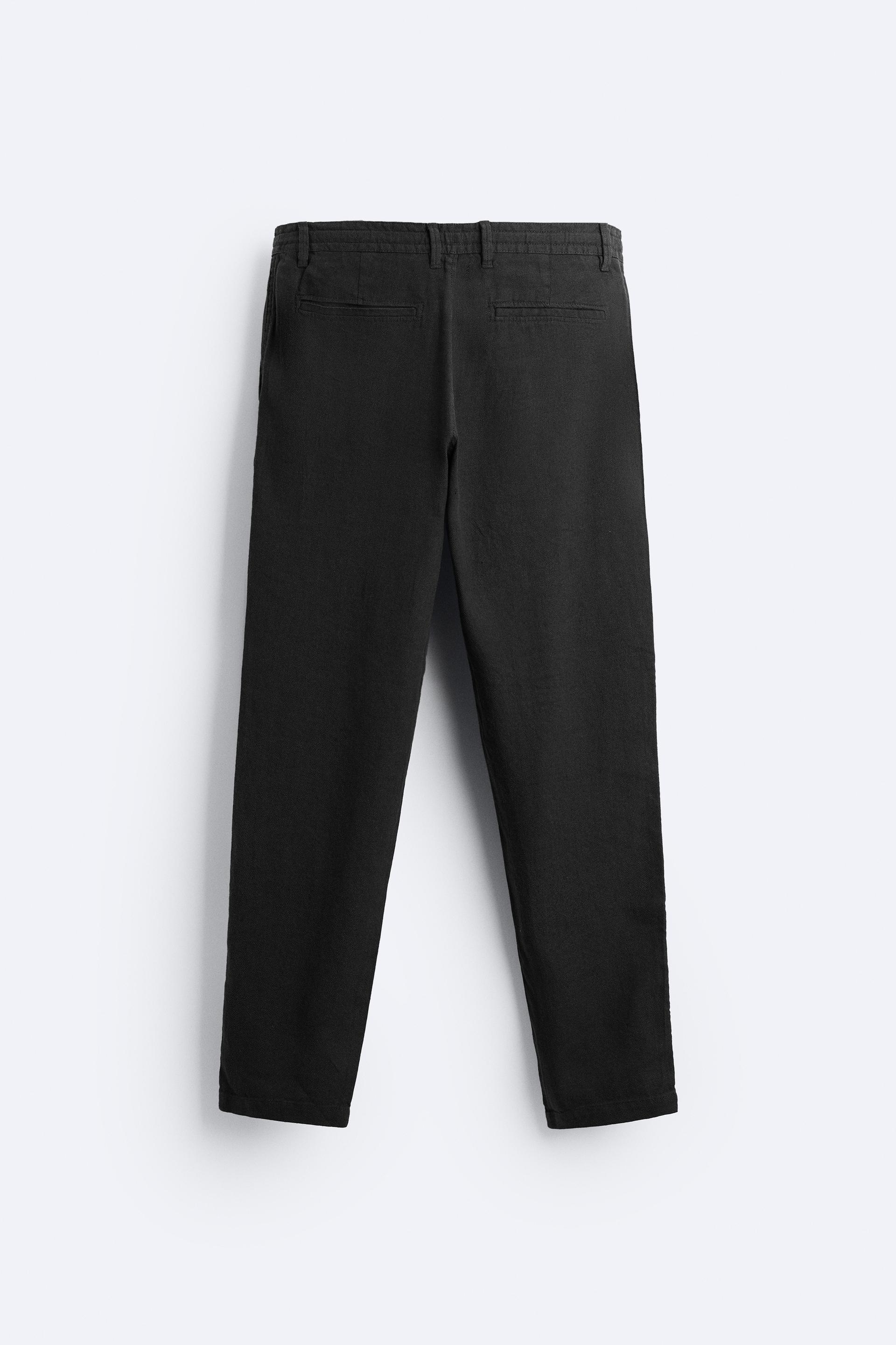 Shop ZARA 2024 SS Plain Cotton Cargo Pants (4302/304) by