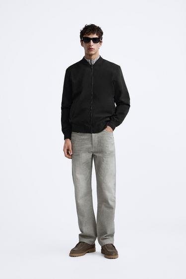 LIGHTWEIGHT BOMBER JACKET - Black by Zara - Image 0