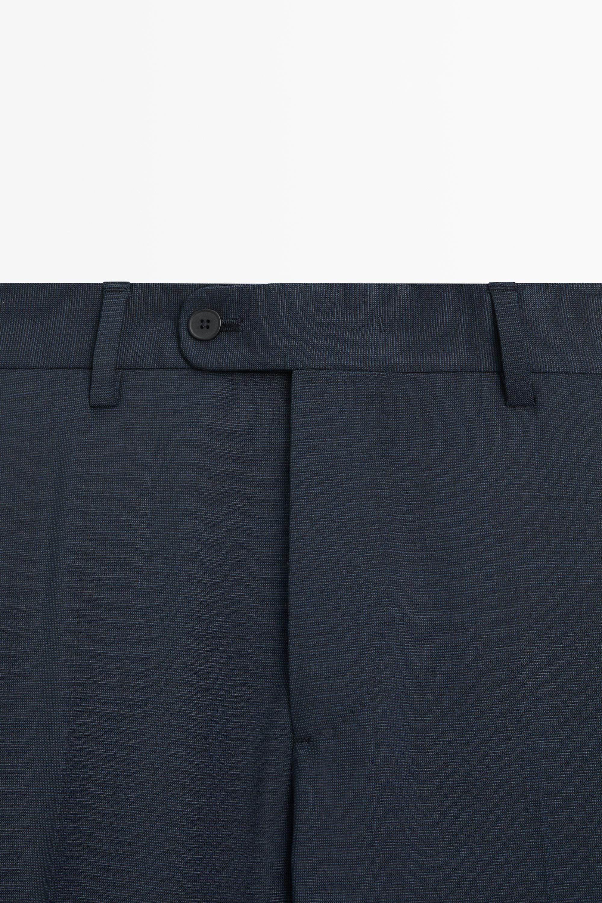 Cold wool suit trousers