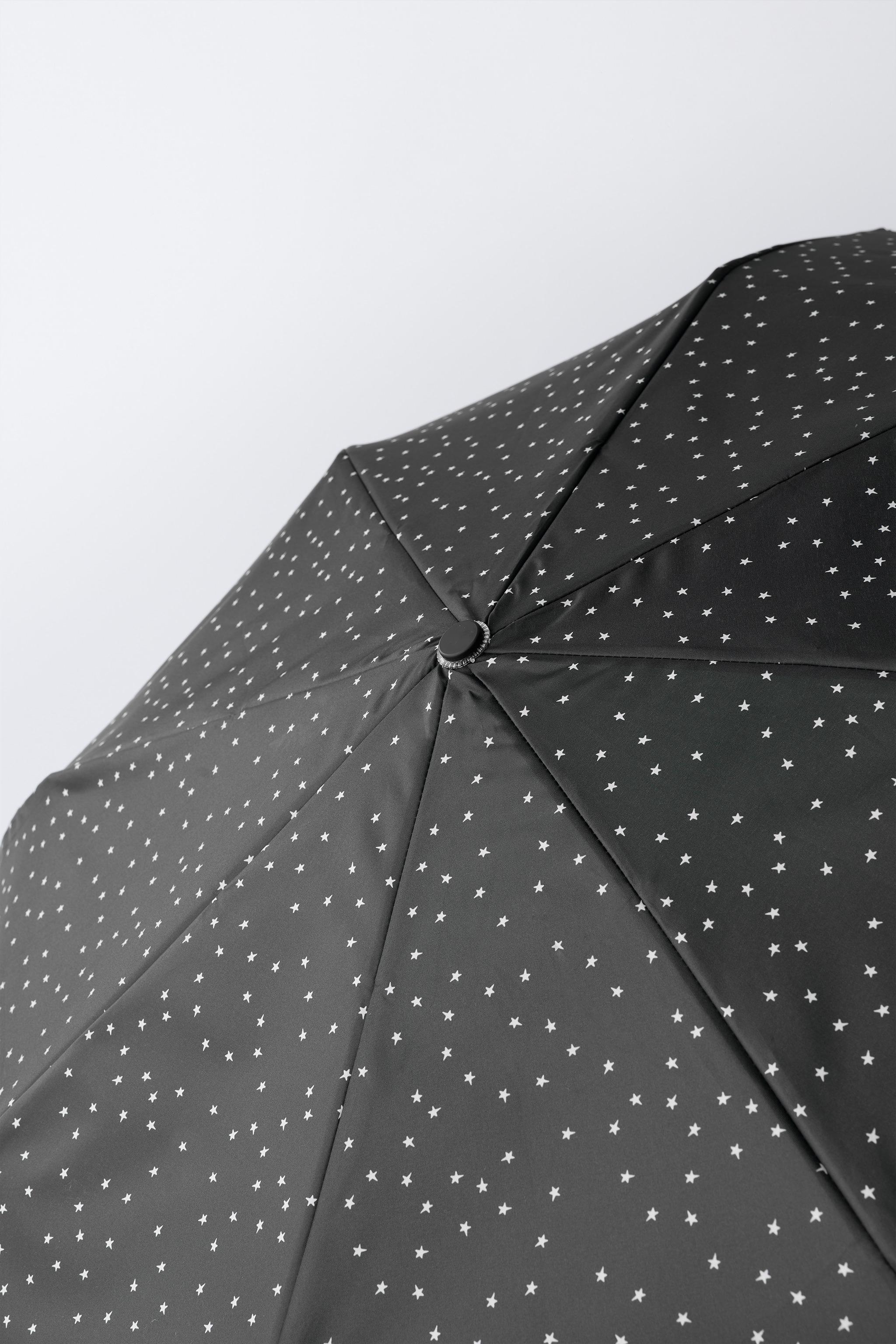 Детские аксессуары Zara FOLDABLE STAR PRINT UMBRELLA — фото 3