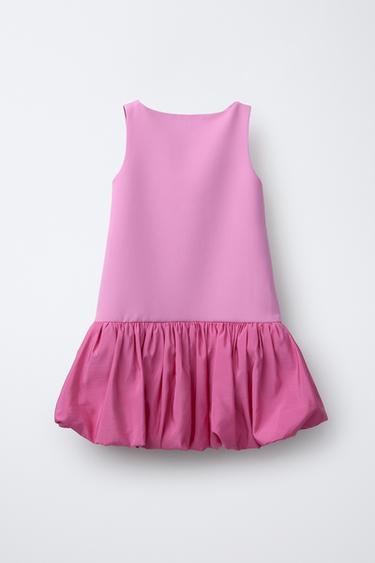 BALLOON SKIRT DRESS - Pink by Zara
