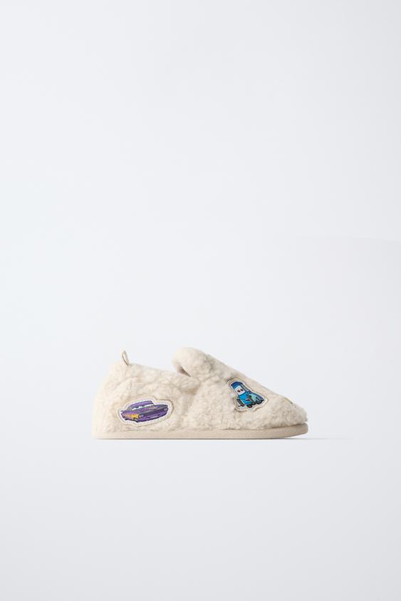 SNEAKER FÜR ZU HAUSE MIT LAMMFELL-OPTIK CARS© DISNEY PIXAR - Gebrochenes Weiß von Zara - Bild 0