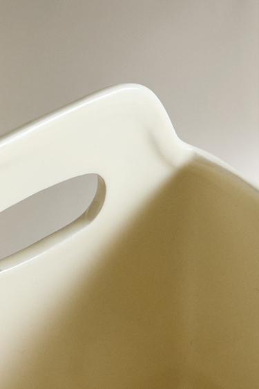 CERAMIC PEG BASKET - Cream by Zara - Image 3