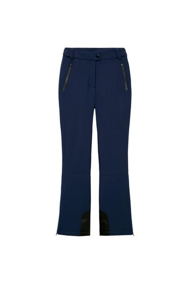 PANTALON ÉVASÉ RÉSISTANT À L'EAU COUPE-VENT TECHNOLOGIE RECCO® COLLECTION SKI - Bleu marine de Zara