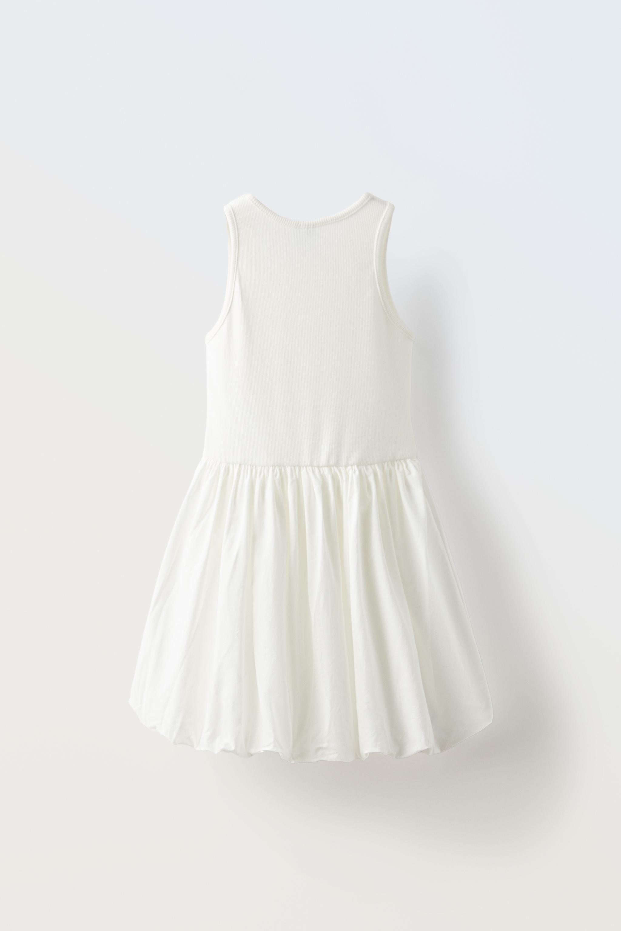 Vestido blanco zara niña sale