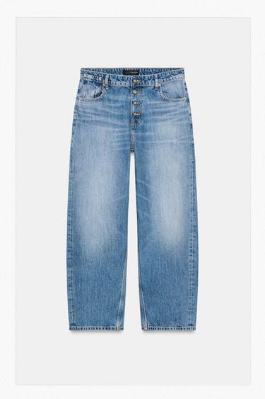 JEANS Z1975 LOOSE BAGGY - Azul medio de Zara
