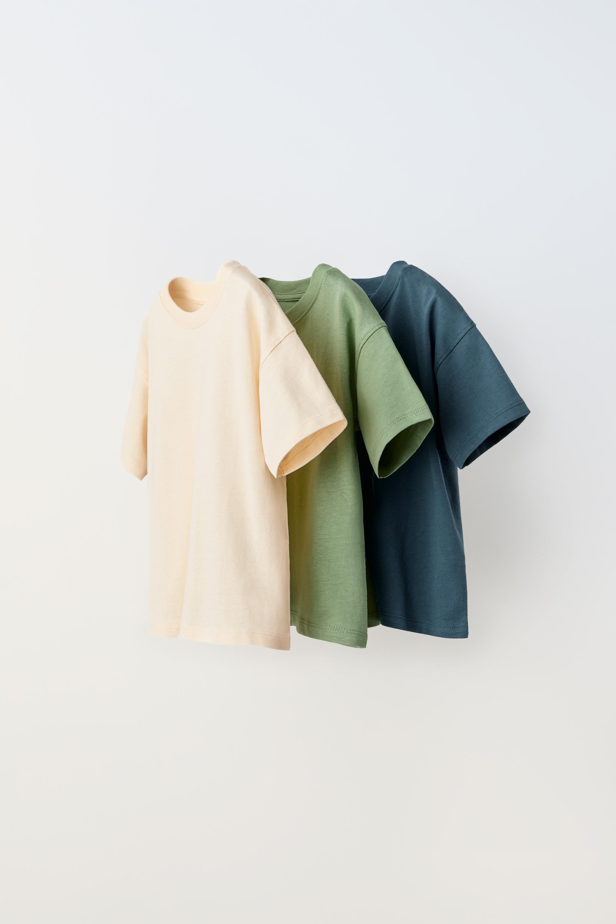 プレーン Tシャツ x 3 セット - テールブルー | ZARA Japan / 日本