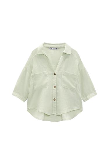 SHORT SLEEVE LINEN SHIRT
