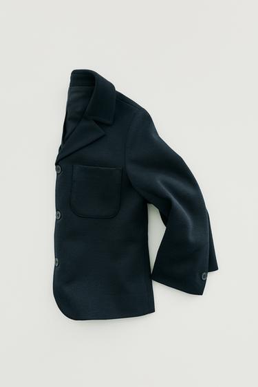 Zara COMFORT SUIT BLAZER - Navy blue
