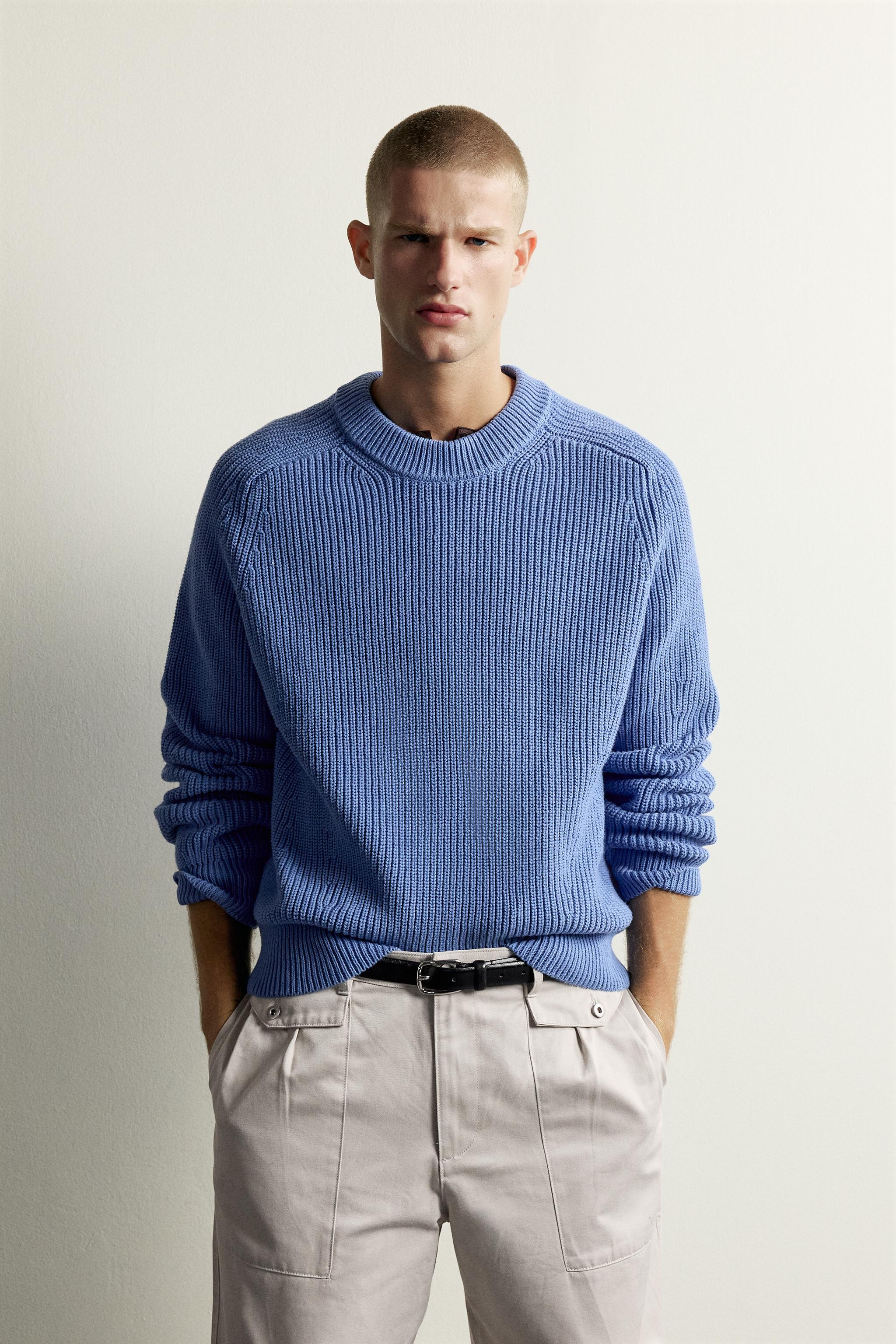 RELAXED FIT TEXTURE SWEATER