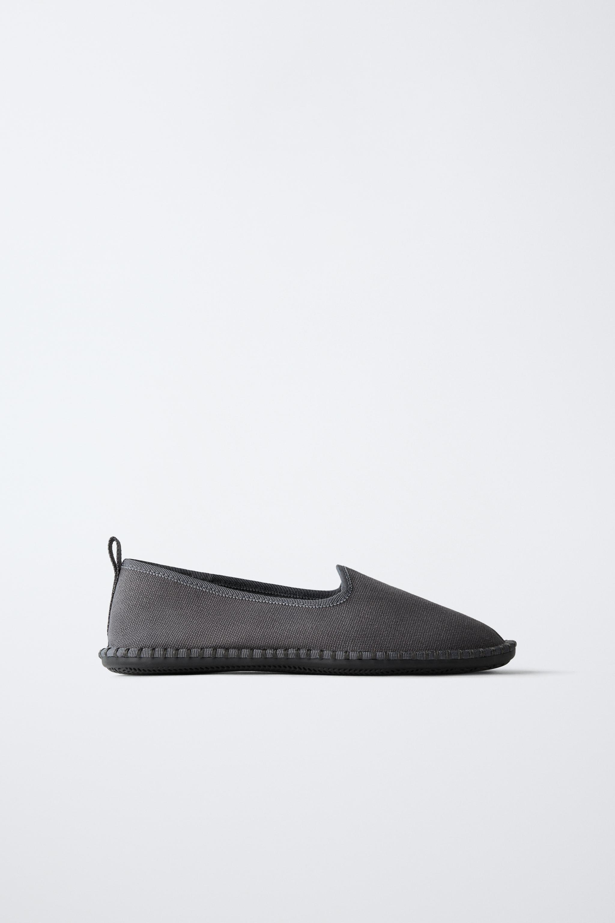 SLIPPER CANVAS LIMITED EDITION - Gray | ZARA United States