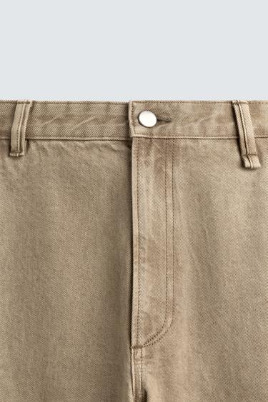 PANTALON CARGO COUPE BALLON - Beige de Zara - Image 8