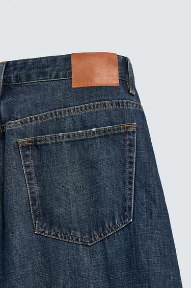 BALLOON FIT JEANS - Dark navy by Zara - Image 9