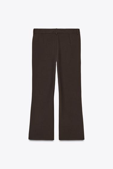 PANTALON ÉVASÉ COLLECTION ZW - Marron chocolat de Zara - Image 5