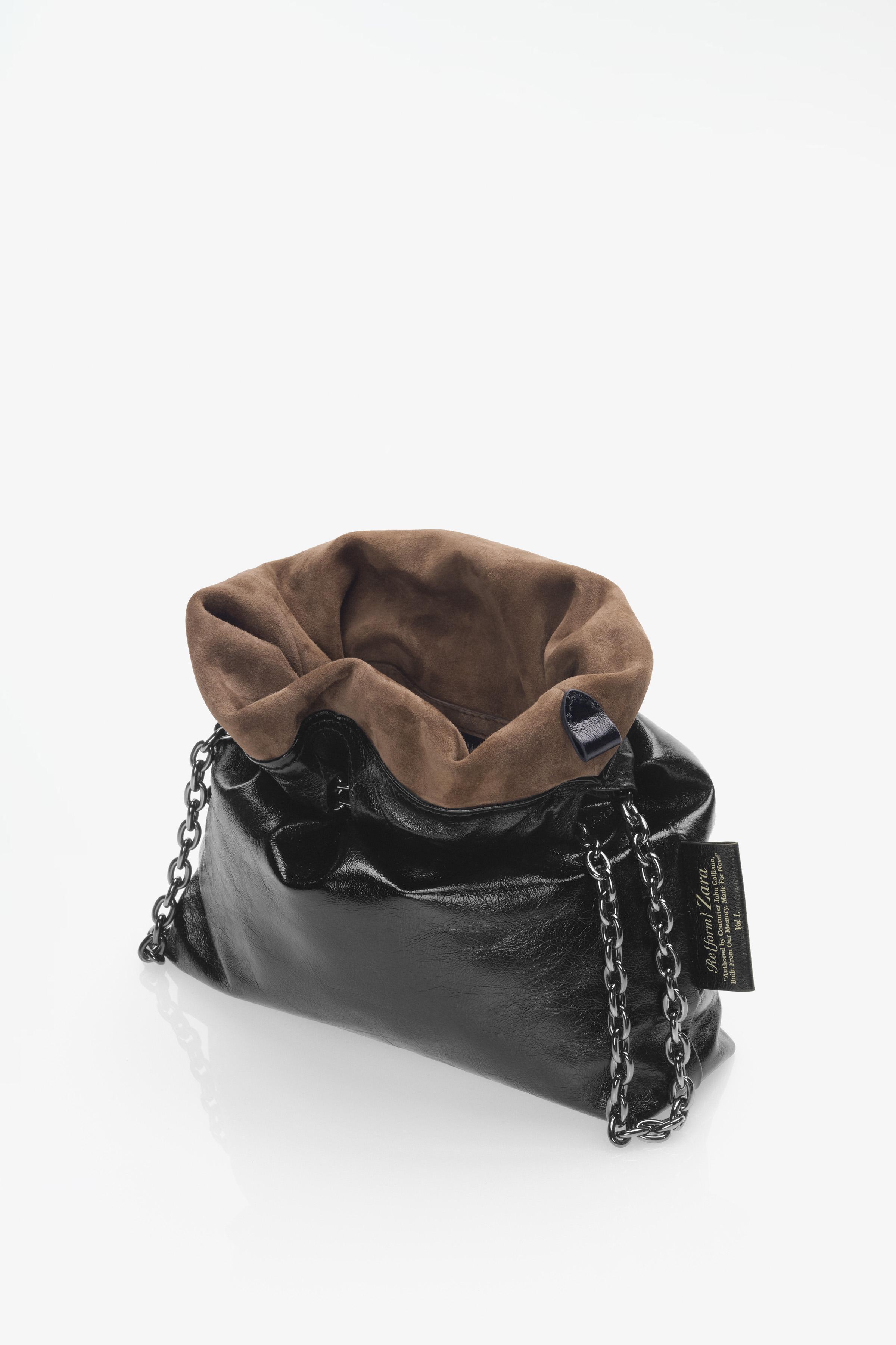 LIMITED EDITION TRI-CHIC SMALL LEATHER BAG