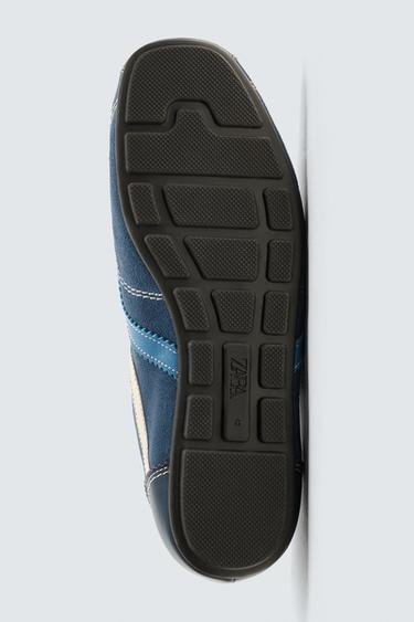 BASKETS EN CUIR HARRY LAMBERT FOR ZARA X DISNEY - Bleu de Zara - Image 7