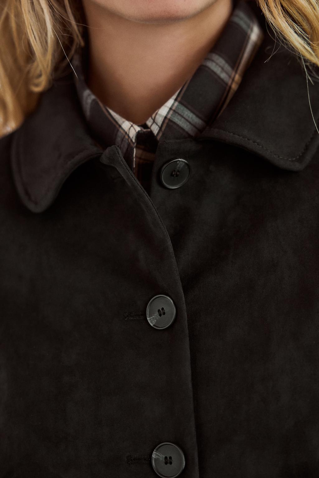 Thumbnail image for SHORT SUEDE-EFFECT JACKET