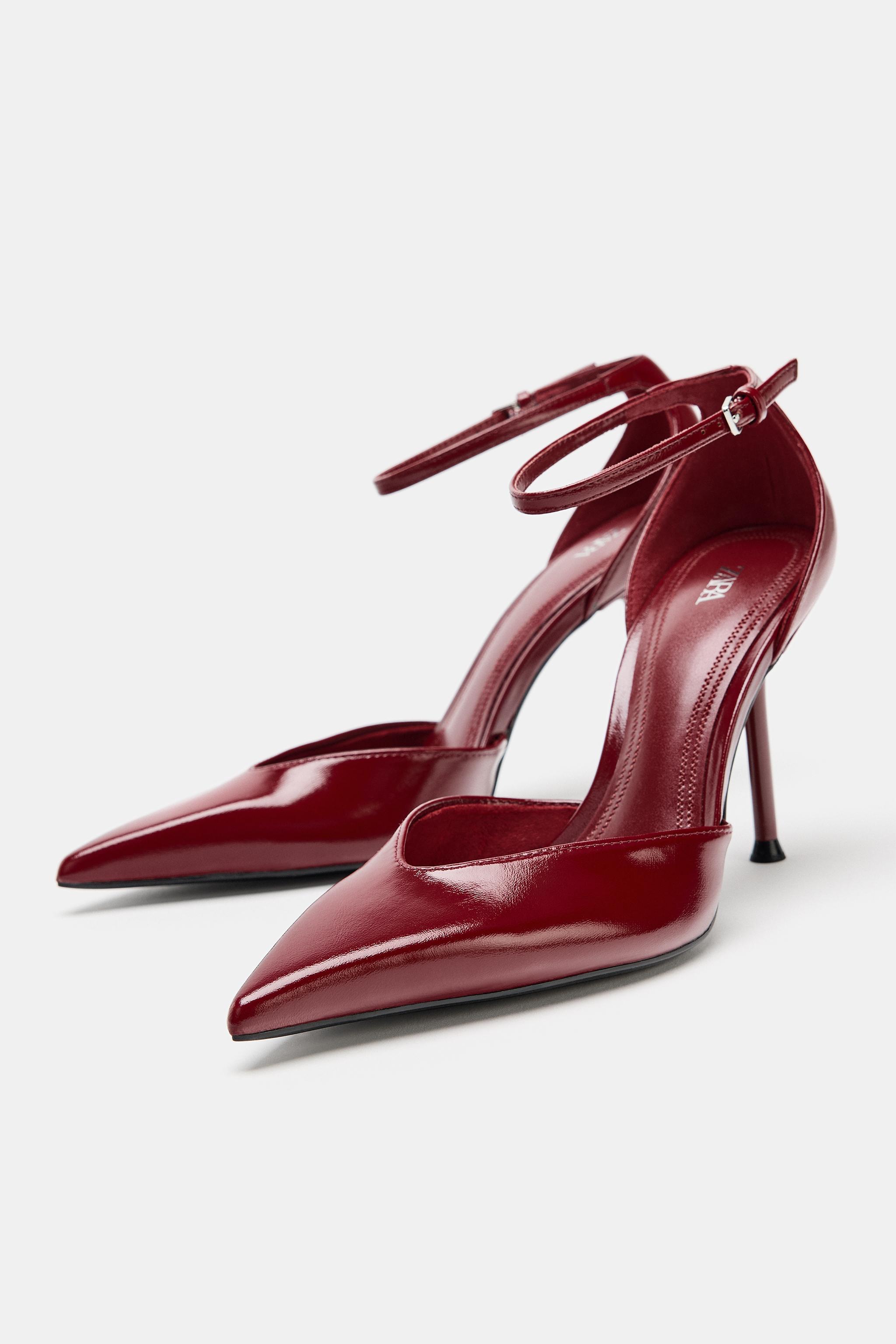 Женские туфли Zara ANKLE STRAP HEELS — фото 3