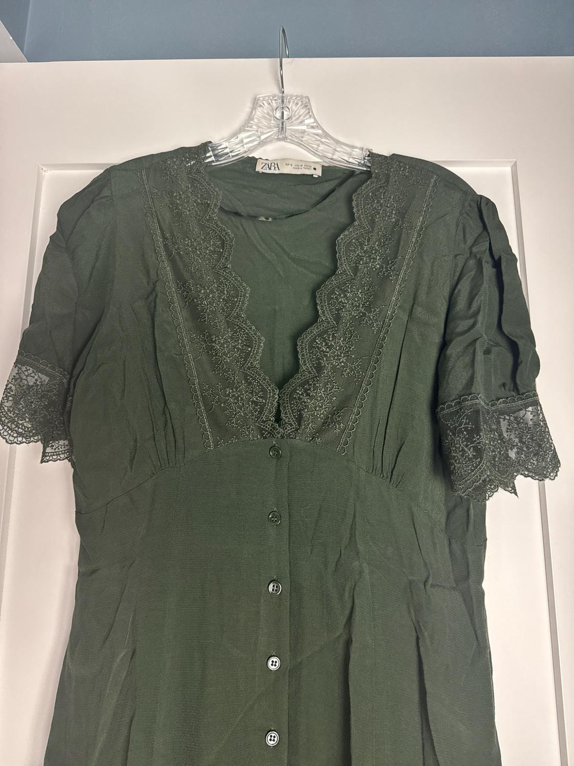VESTIDO MIDI ENCAJE - Image 3