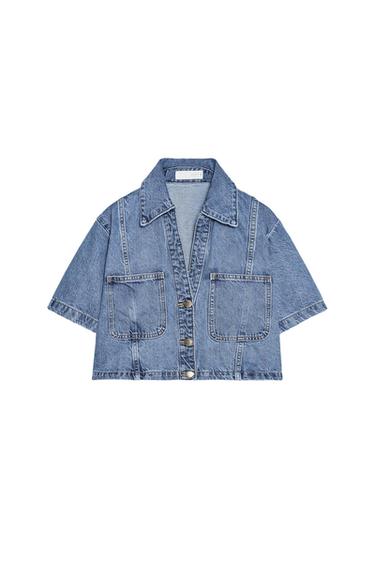 Z1975 CROPPED DENIM SHIRT