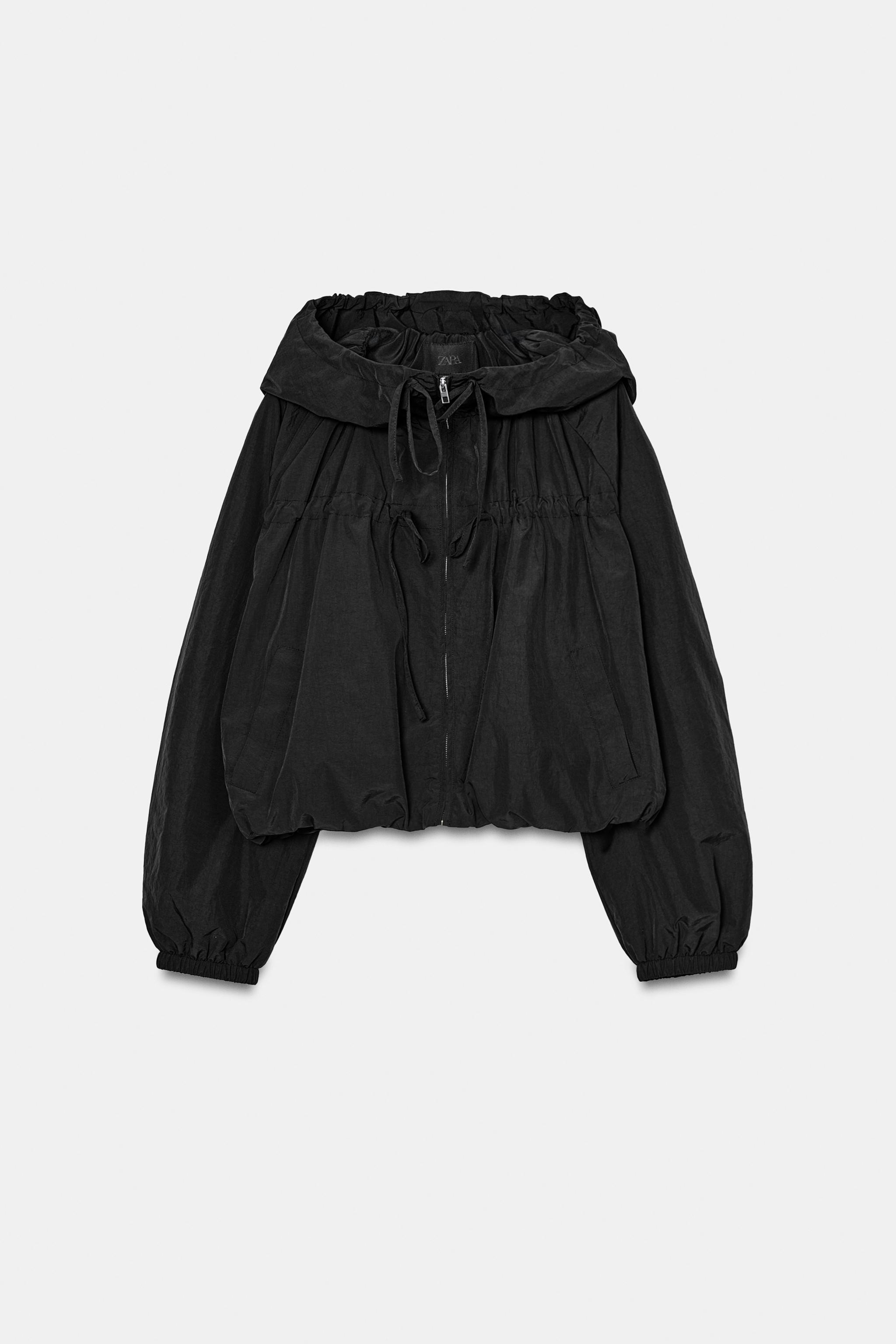 ドローストリング入りジャケット - ブラック | ZARA Japan / 日本