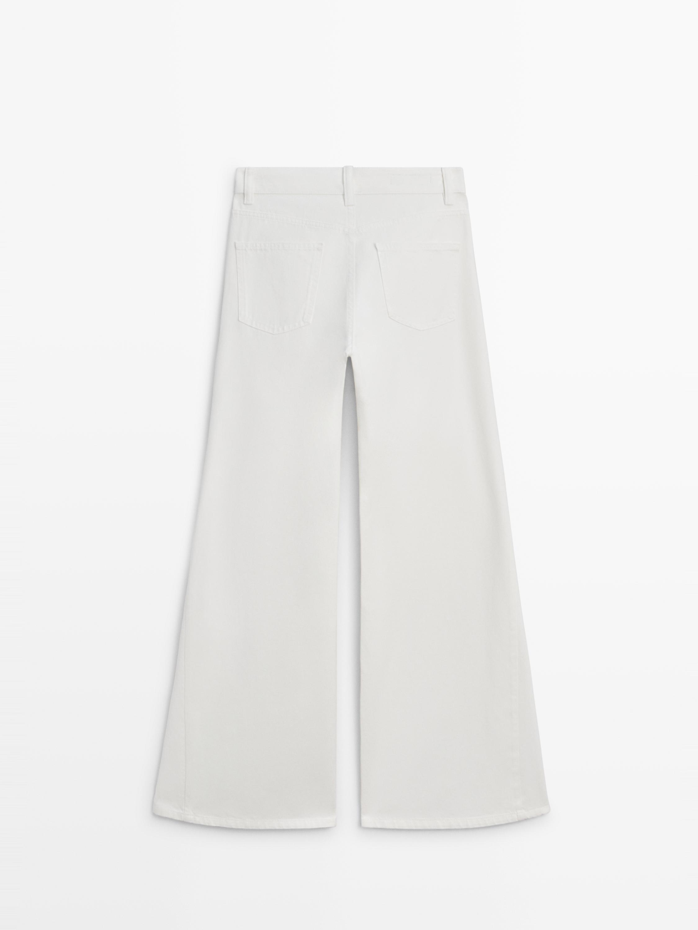 Jean flare taille haute